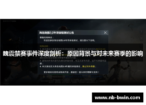魏震禁赛事件深度剖析：原因背景与对未来赛季的影响